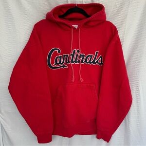 Vintage St. Louis Cardinals Hoodie Majestic Genuine Merchandise Large